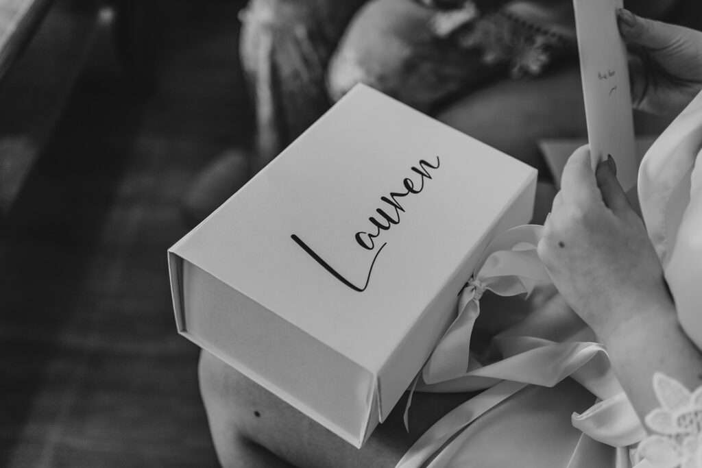 brides present from the groom